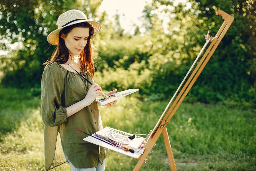 Pintar un paisaje al aire libre